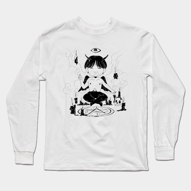 Lord of the Abyss Long Sleeve T-Shirt by FoxyLamento